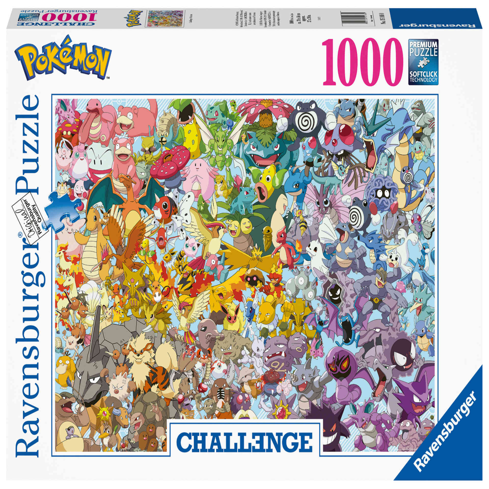 Puzzle Pokemon 1000 Peças